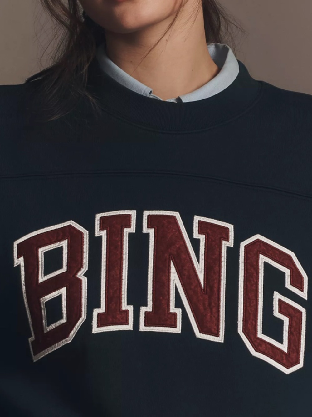 Anine Bing | Sweatshirt | Anine Bing Trenton Sweatshirt - Picture 9 of 10